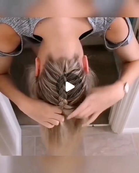 Dutch Braid Updo Tutorial, Dutch Braid Messy, Easy Dutch Braid, Braid Messy Bun, Easy French Braid, Upside Down French Braid, Dutch Braid Bun, Messy Bun Updo, Dutch Braid Updo