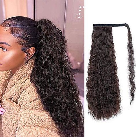 Wave Ponytail, Natural Hair Ponytail, Hair Stripping, Clip In Ponytail Extensions, Sleek Ponytail Hairstyles, Wavy Ponytail, Hair Extension Clips, Virgin Hair Wigs, Clip In Ponytail