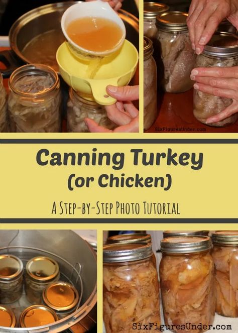 Canning Turkey, Preserve Meat, Canned Meats, Pressure Canning Recipes, Home Canning Recipes, Coconut Dessert, Canning Vegetables, Canning Food Preservation, Canned Food Storage