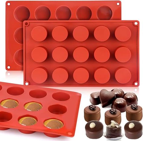 Amazon.com: Silicone Food Mold Truffle Molds, Silicone Molds Recipes, Hard Candy Molds, Cream Cheese Mints, Chocolate Covered Cookies, Food Business Ideas, Food Mold, Butter Molds, Nut Snacks