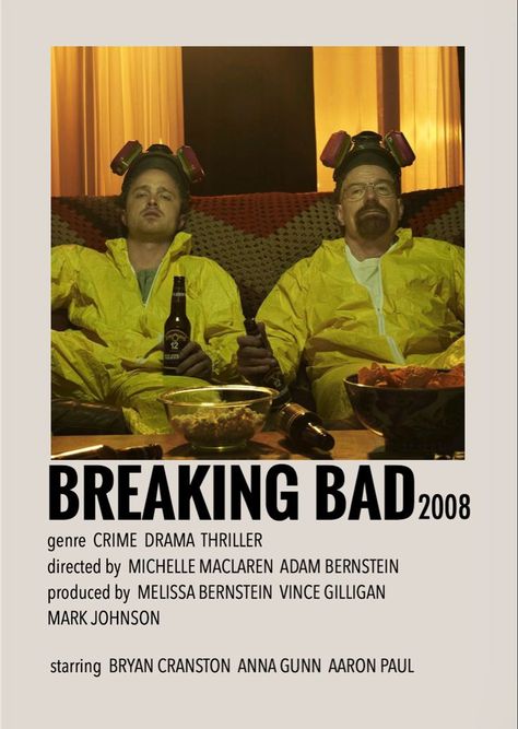 Breaking bad by Millie | Breaking bad poster, Breaking bad movie, Movie posters minimalist Beaking Bad, Breaking Bad Poster, Breaking Bad Movie, Posters Minimalist, Iconic Movie Posters, Movie Card, Film Posters Minimalist, Bryan Cranston, Film Anime