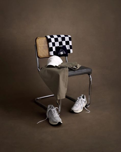 Jordy Kuster - Photo by Playlist Studio on June 17, 2024. May be an image of checker board and sneakers. – SAVEE Sneakers Studio Photography, Sneaker Picture Ideas, Shoe Content Ideas, Shoe Photography Ideas, Black Fashion Photography, Product Photography Shoes, Shoe Content, Edgy Sneakers, Tabletop Photography