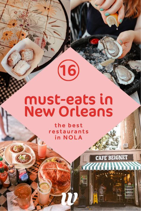 Restaurant In New Orleans, Eating In New Orleans, New Orleans Must Eat, Restaurants New Orleans, Jazz Brunch New Orleans, Best Food New Orleans, New Orleans Locals Guide, Best Time To Visit New Orleans, Best Food In New Orleans