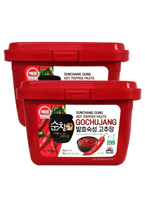 SAJO HAEPYO Korean Hot Pepper Chilli Paste HALAL Gochujang 500g (Pack of 2) #koreanfood#best#kpop#kdrma Gochujang Paste, Halal Food, Chilli Paste, Grocery Foods, Hot Pepper, Best Kpop, Pregnancy Tips, Stuffed Hot Peppers, Korean Food