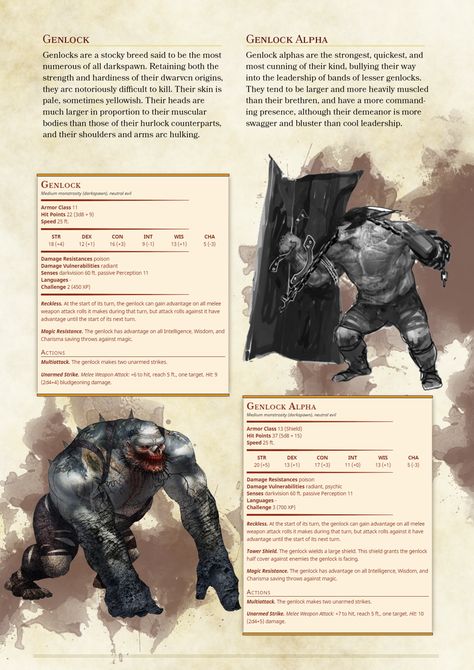 DnD 5e Homebrew — Dragon age Darkspawn by Zuroyuso Dnd Creatures, Four Horsemen Of The Apocalypse, Dnd Stats, The Four Horsemen, Dm Screen, Dnd Homebrew, Dnd Races, Dnd Classes, Dungeons And Dragons 5e