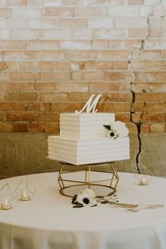 Small Square Wedding Cakes, Squared Wedding Cakes, Simple Wedding Cake Square, Simple Square Wedding Cake, Square Tiered Wedding Cake, Square Grooms Cake, Square Engagement Cake, Square Tiered Cakes, Square Tier Cake