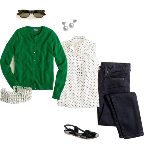 "Mother's Day Outfit" by kebr on Polyvore Green Cardigan Outfit Work, Dark Green Cardigan Outfit, Hosting Brunch At Home, Cardigan Outfit Work, Green Cardigan Outfit, Brunch At Home, Dark Green Cardigan, Fashion Showroom, Conservative Outfits