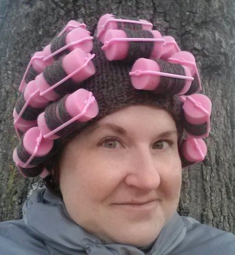 Image result for silly knit hats Sponge Curlers, Funny Walmart, Foam Curlers, Crochet Costumes, Crazy Hat Day, Hat Day, Crazy Hats, Wig Hat, Funny Hats