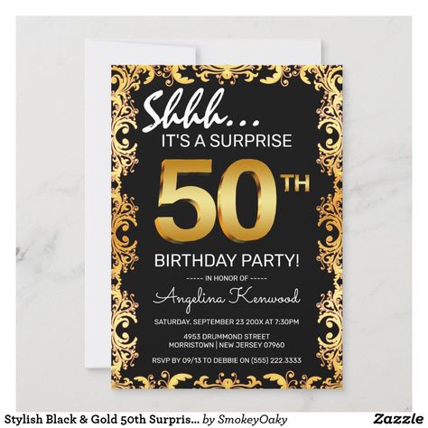 Surprise 50th, Surprise Birthday Invitations, Surprise Birthday Party, Halloween Birthday Invitations, 21st Birthday Invitations, 60th Birthday Invitations, Mermaid Birthday Invitations, 30th Birthday Invitations, 50th Birthday Invitations