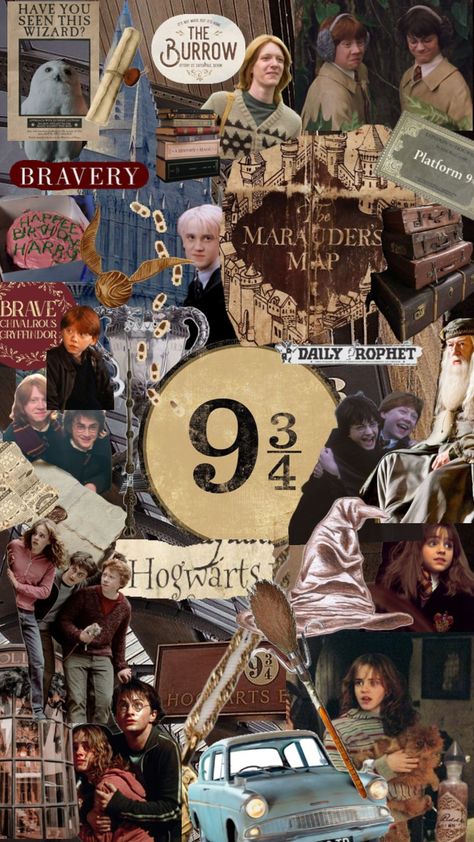 Potterhead Wallpaper, Harry Potter Wall Collage, Harry Potter Background, Harry Potter Poster, Hogwarts Aesthetic, Diy Plant Hanger, Harry Potter Fanfiction, Harry Potter Pictures, Harry Potter Films