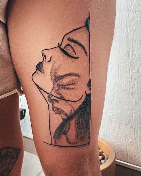 Stuck In My Head Tattoo, Inner Struggle Tattoo, Tattoos For Borderline, Suffocating Tattoo Ideas, Trapped In My Mind Tattoo Ideas, Flower Growing Through Concrete Tattoo, Overthinker Tattoos For Women, Messy Mind Tattoo, Chronic Pain Tatoos Ideas