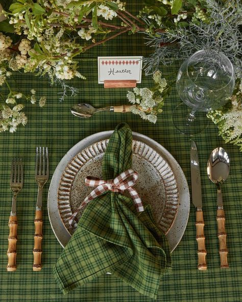 Kylie Baby Shower, Irish Dinner, Plaid Party, Heather Taylor, Holiday Lookbook, Plaid Tablecloth, Picnic Wedding, Christmas Tablescapes, St Paddys Day