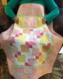 Lap Blanket Size, Wheelchair Quilts, Throw Quilt Size, Fidget Ideas, Quilted Lap Blanket, Lap Quilt Size, Charity Quilts, Lap Quilt Patterns, Quilt Size Chart