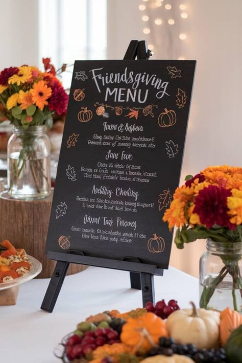 15 Friendsgiving Dinner Party Decor Ideas for a Memorable Celebration - Crafty Sphere Dinner Party Decor Ideas, Friendsgiving Dinner Party Decor, Friendsgiving Menu, Friendsgiving Dinner Party, Dinner Party Decor, Gratitude Tree, Goat Shelter, Happy Friendsgiving, Branch Centerpieces