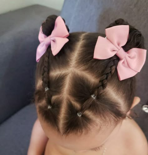 Styles For Black Hair, Baby Hair Styles, Baby Girl Hairstyles Curly, French Braid Styles, Daughter Hairstyles, Cute Toddler Hairstyles, Girly Hairstyles, Girl Hair Dos, Lil Girl Hairstyles