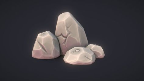 Stone Game, Rune Stones, Game Props, Substance Painter, Cosmetic Design, Hand Painted Rocks, Environment Design, Game Assets, Stone Rocks