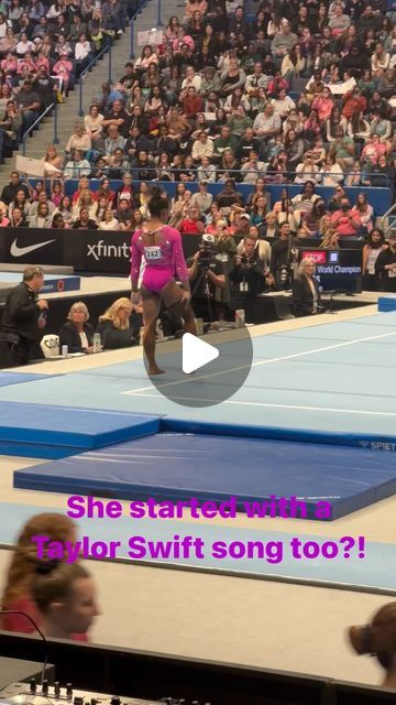 Stephanie Smith on Instagram: "This woman can FLY! Holy gymnastics! #simonebiles" Rythmic Gymnastic Aesthetic, Gymnastics Poses For Pictures, Gymnast Split, Simone Biles Gymnastics, Simone Biles Instagram, Gymnastics Hairstyles, Black Gymnast, Famous Gymnasts, Gymnastics Wallpaper