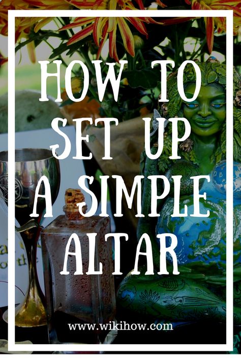 Setting Up An Alter, Wiccan Altar Setup Beginner, Wiccan Altar Setup, Spiritual Altar Ideas, Altar Ideas Sacred Space, Pagan Alter, Wiccan Alter, Sacred Space Altar, Spiritual Altar