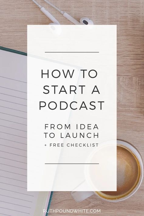 Start A Podcast, Launch Checklist, Podcast Tips, Podcast Topics, Podcast Studio, Starting A Podcast, Business Planning, Personal Branding, Blogging Tips