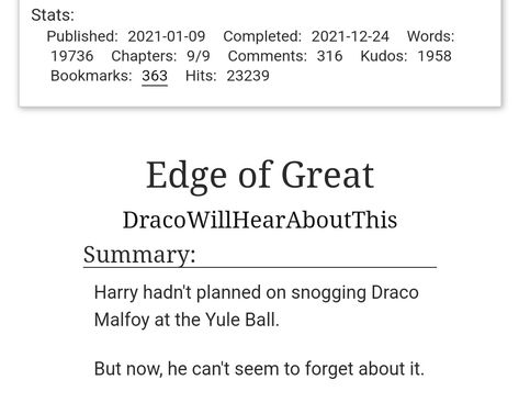 Drarry Yule Ball, Drarry Fanfiction Spicy, Drarry Fanfiction Stories, Drarry Fanfics Ao3, Drarry Ao3 Recs, Drarry Fanfiction Ao3, Drarry Tumblr, Wolfstar Fanfiction Ao3, Marauders Era Fanfic Ao3