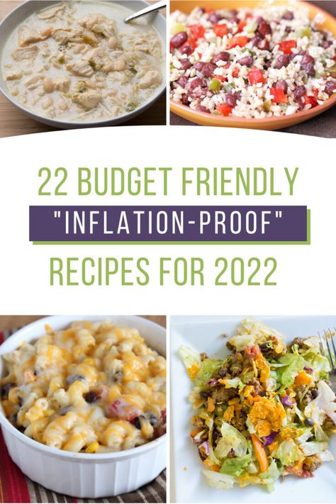 Inflation Meals, Dollar Dinners, 5 Dinners, Wartime Recipes, Budget Dinner Recipes, Pantry Meals, Cheap Meal Plans, Frugal Meal Planning, Frugal Food