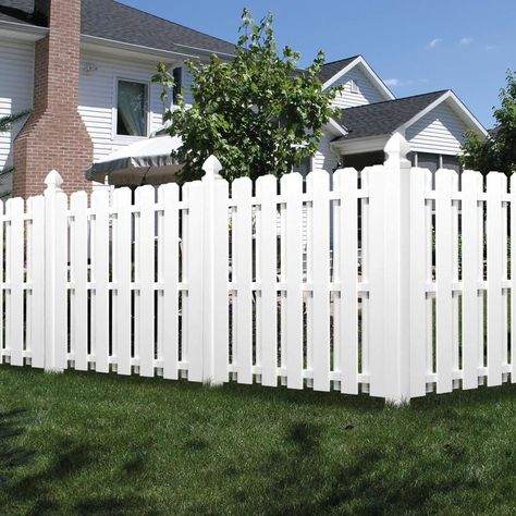 Dog Ear Fence, White Vinyl Fence, Vinyl Fence Panels, Vinyl Privacy Fence, Privacy Fence Panels, Vinyl Panels, Garden Walls, White Fence, Fencing & Gates