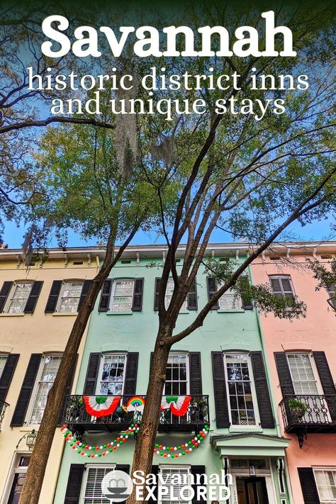 Historic Places to Stay in Savannah that You'll Love Savannah Georgia Hotels, Savannah Hotels, Savannah Historic District, Coastal Georgia, Historic Savannah, Georgia Travel, Jekyll Island, Tybee Island, Historic District