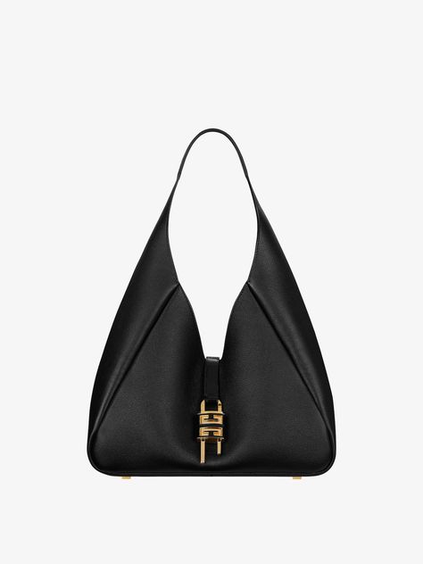 Medium G-Hobo bag in smooth leather Givenchy Bag, Metallic Purse, Leather Artisan, Luxury Purses, Aesthetic Grunge, Luxury Goods, Cute Bags, Luxury Accessories, Hobo Bag