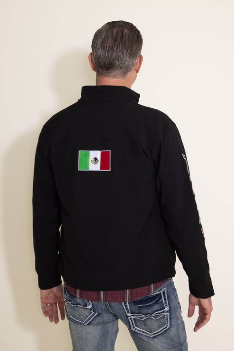 Mexico Jacket, Ariat Jacket, Black Outerwear, Mexican Flag, Mexico Flag, Hey Dudes, Water Resistant Jacket, Softshell Jacket, Jacket Brands