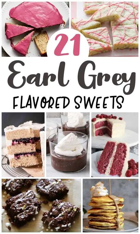 Earl Gray Lavender Cake, Earl Gray Dessert, Tea Flavored Desserts, Tea Infused Desserts, Earl Grey Desserts, Grey Desserts, Earl Grey Chocolate, Earl Grey Ice Cream, Panna Cotta Tart