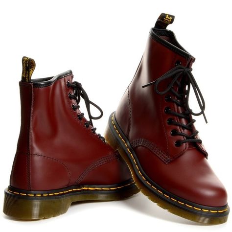 Red Doc Martens Outfit, Cherry Red Doc Martens, Doc Boots, Red Doc Martens, Doc Marten Boot, Dr Martens Outfit, Doc Martens Style, Doc Martens Outfit, Brand Icon