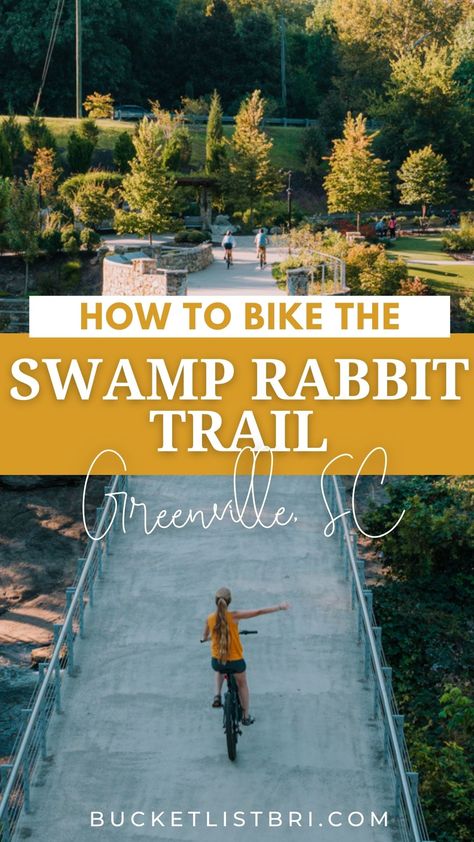 Swamp Rabbit Trail, Swamp Rabbit, Bicycle Trail, Travelers Rest, Bike Camping, Bike Route, Greenville South Carolina, Cycling Trips, Mountain Bike Trails