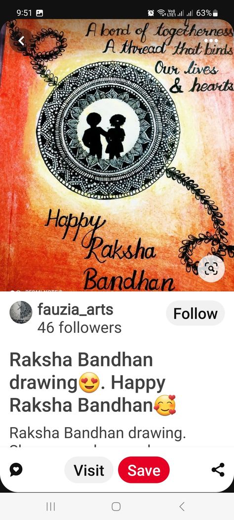 Raksha Bandhan Drawing, Raksha Bandhan, Drawing Easy, Easy Drawings, Drawings, Quick Saves