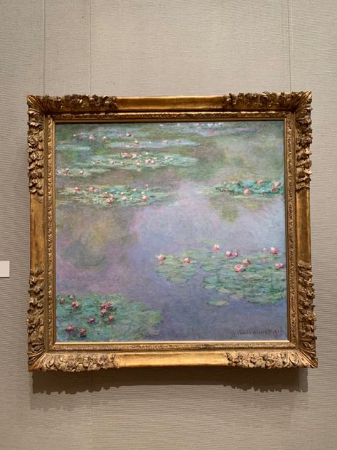 Museum of Fine Arts in Boston Waterlilies Paintings, Waterlilies Monet, Aesthetic Art Museum, Art Museum Aesthetic, Boston Museum Of Fine Arts, Boston Museums, Museum Aesthetic, Museum Of Fine Arts Boston, Water Lilly