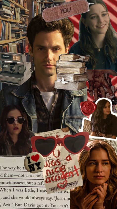 You Netflix Series Aesthetic, You Aesthetic Tv Show, Joe Goldberg Stalking, Charlotte Ritchie, James And Alyssa, Polaroid One Step, Penn Badgley, Netflix Tv Shows, Photo To Art