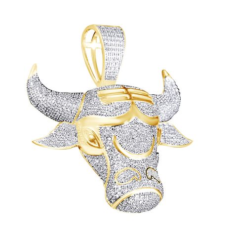 Taurus Bull, Animal Pendant, Fancy Diamonds, Gold Chain Jewelry, Chain Jewelry, Fine Jewellery Necklace, Micro Pave, Yellow Roses, Real Diamonds