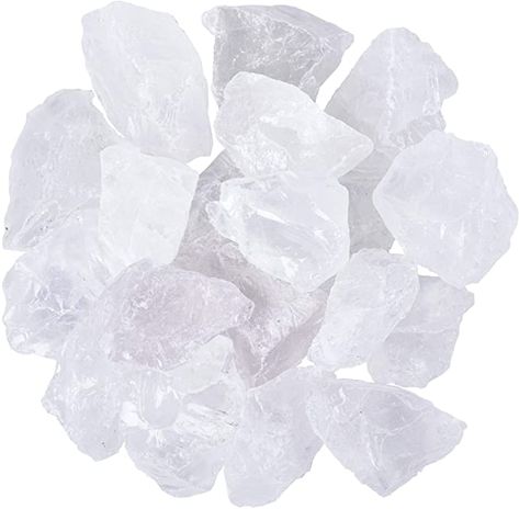 Amazon.com: Unihom 1 lb Bulk Rough Clear Quartz Crystal for Tumbling, Cabbing, Polishing, Decoration, Wrapping, Healing Crystals - Large 1" Natural Raw Stones 1 Pound : Home & Kitchen Car Crystals, Amethyst Wand, Rough Rose Quartz, Rock Tumbling, Reiki Jewelry, Reiki Healing Crystals, Reiki Crystals, Clear Quartz Point, Rainbow Quartz