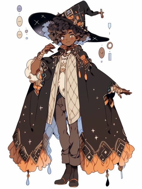 Herbologist Character Design, Outfits With Cloaks, Person Wearing Cloak, Anime Cloak Character Design, Character Design Big Coat, Character With Cloak, Wizard Cloak Drawing, Cloak Designs Art, Shop Keeper Character Design