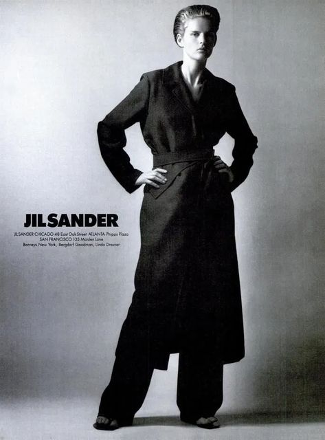 JIL SANDER - Mame Fashion Dictionary Jil Sander 90s, Sepia Photos, Fashion Advertisement, Jil Sanders, Stella Tennant, David Sims, Fashion Dictionary, German Fashion, Fashion Campaigns