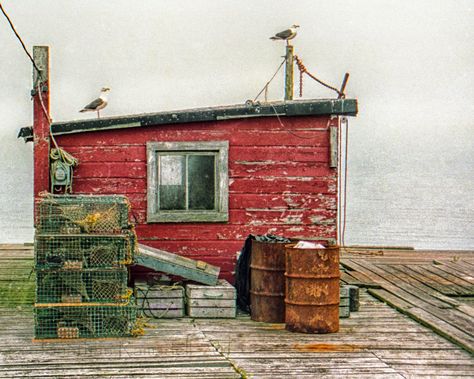 Maine Fishing, Fishing Town, Fishing Shack, Fishing Cabin, 8k Ultra Hd, Beach Shack, Places In The World, Fishing Villages, Urban Sketching