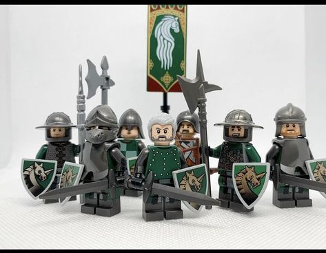 Lego Room Decor, Lego Soldiers, Black Falcon, Lego Medieval, Lego Knights, Fantasy Ideas, Lego Sculptures, Lego Inspiration, Lego Custom Minifigures