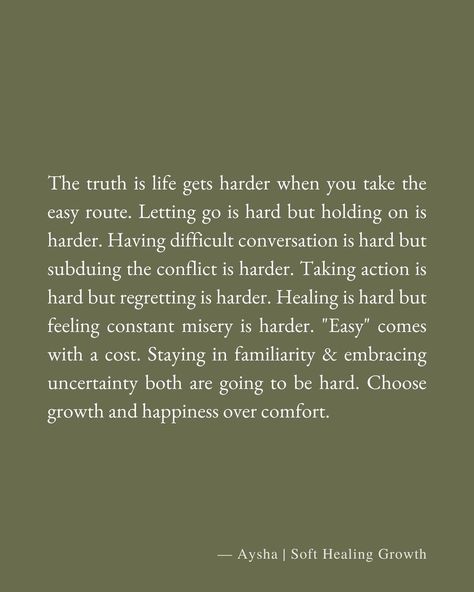 Choose your hard #dothework #easy #mindset #mindfulness #selflove #selfhelp #personal #personaldevelopment #mindfulliving #hedonco Get On My Level Quotes, Choose Your Hard Quote, Hitting Quotes, Choose Your Hard, Let Them, Relatable Thoughts, Hard Quotes, Hard Truth, Life Is Hard