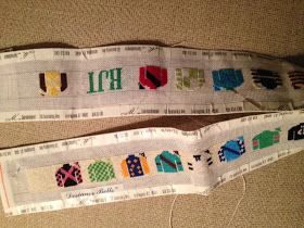 Needlepoint Belt Diy, Needlepoint Belt, Needlepoint Projects, Forest Birthday, Needlepoint Belts, Plastic Canvas Books, Needlepoint Ideas, Stitching Ideas, Mens Items