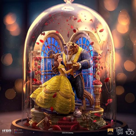 Noble Attire, Disney Statues, Romantic Dance, The Beauty And The Beast, Marble Columns, First Animation, Star Wars Merchandise, Disney Classics, Disney Beauty And The Beast