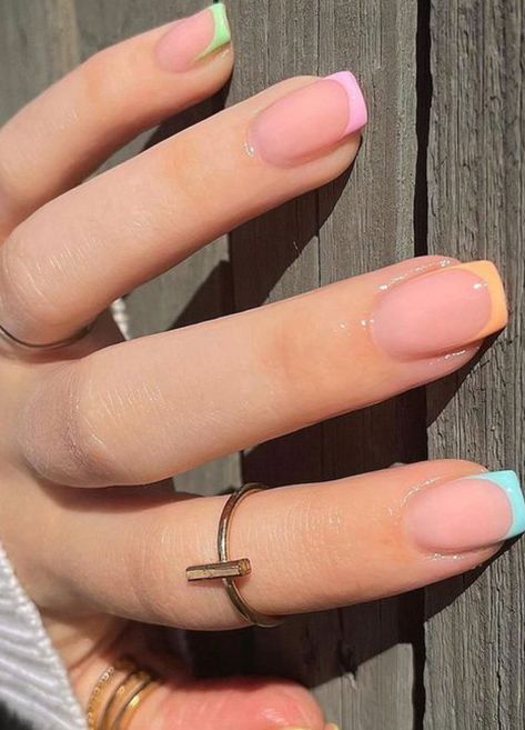 Cute Summer Nail Designs, Spring Nail Designs, Basic Nails, Red Nail Designs, Cute Summer Nails, Blue Nail Designs, Top Ideas, Summer Acrylic Nails, Short Nail Designs