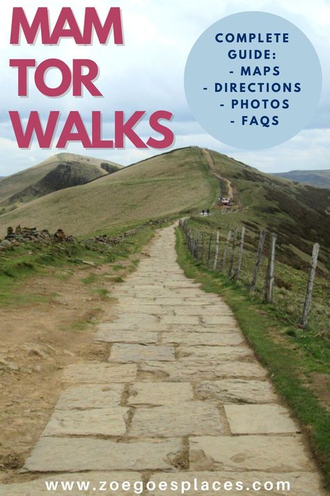 The 2 best routes for hiking Mam Tor. One, is Mam Tor from Castleton via the summit and Great Ridge. The other, is a short Mam Tor walk - just 15 minutes each way from Mam Nick Car Park. Keep reading for route maps, GPX downloads, directions, parking tips and more! Mam Tor Sunrise | Mam Tor Hike | Mam Tor Sunset | Mam Tor Peak District | Peak District England | Peak District Walks | Peak District National Park #peakdistrict #peakdistrictwalks #ukwalks Parking Tips, Mam Tor, Peak District England, Road Trip Uk, Scotland Road Trip, Visit Uk, Hiking Adventures, Peak District National Park, Hope Valley