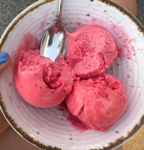 Raspberry Sorbet Aesthetic, Raspberry Ice Cream Aesthetic, Sorbet Aesthetic, Raspberry Aesthetic, Watermelon Aesthetic, Angelina Core, Raspberry Torte, Cornelia Street, Sorbet Ice Cream