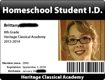 Create free homeschool IDs for teachers & students Homeschool Diploma, Student Id, School Id, Homeschool Inspiration, Id Card Template, Homeschool Lesson, Homeschool Help, Homeschool Planning, Free Homeschool