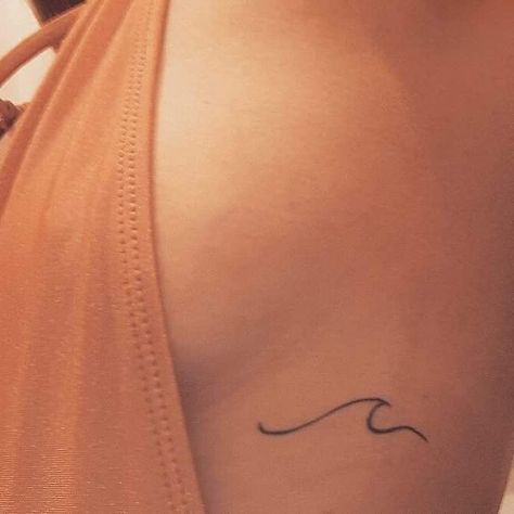 These Hidden Tattoos Ideas Will Satisfy Your Craving For New Ink Tattoos For Women Small Meaningful, Hidden Tattoos, Wave Tattoo, Tattoo Trend, Cat Tattoos, Inspiration Tattoos, Tiny Tattoo, Waves Tattoo, Little Tattoos