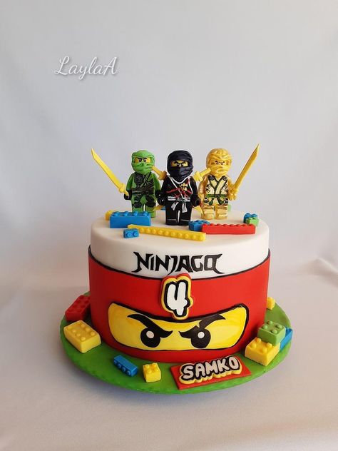 Ninja Go Birthday Cake, Ningajo Cake Lego, Lego Ninjago Birthday Cakes, Lego Ninjago Cake Ideas, Lego Ninjago Birthday Party Ideas, Ninja Themed Birthday Cake, Ninja Theme Cake, Ninjago Lego Cake, Ninjago Themed Birthday Party